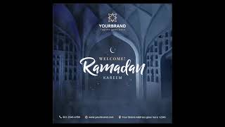Happy Ramadan Kareem Banner Photoshop fast tutorial | Creative Photo Manipulation