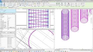 3D Rebar 00 on Structural Columns - Revit 2023