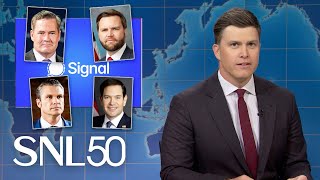 Weekend Update: Pete Hegseth Sends Attack Plans on Signal Group Chat - SNL