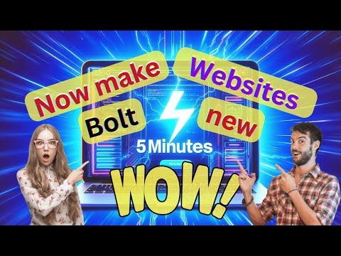 Now make any website in minutes by using this AI tool | bolt.new