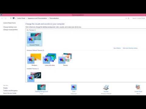 Quick Tutorial Win 8.1: Display Hidden Desktop Icons With Tablet Using Touch Gesture