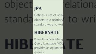 HQL vs JPQL Watch Full video on channel #java #hibernate #jpa