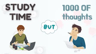 1000 Of Thoughts While Studying | 1 Simple Study Hack | Concentrate On Studies For Long Hours#shorts