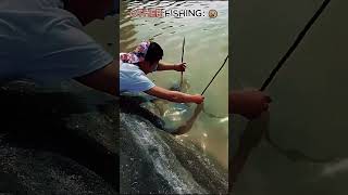 FISHING VS THIS BEAST? 💀 #shorts #edit #magic #shockfactor