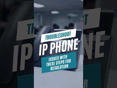 Here are a few steps to #troubleshoot and fix the issues.✅ #ipphone  #IPPhoneTroubleshooting #tac24