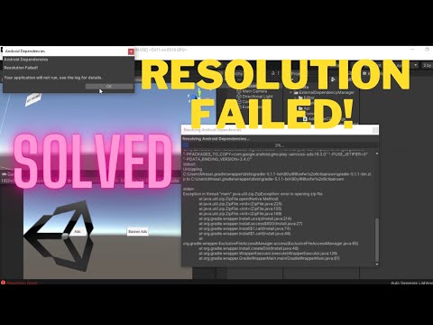 Resolution Failed Unity, Force Resolve [Solved] Android Resolver Unity, Failed to Fetch Dependencies