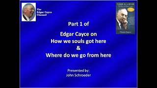 Edgar Cayce's philosophy on our creation, why we're on earth, and what's next from here--part 1 of 3