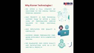 Why Rismer Technologies, why textile industry, ?