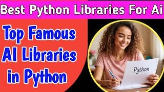 Best Python libraries for AI