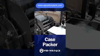 Case Packer -- Flat Bag Packing #machine #packaging #casepacker #packing #shorts #short