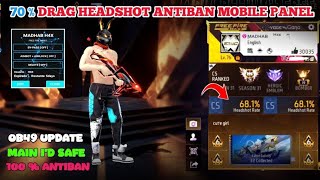 OB49 Update 🔥 Free Fire Max Antiban Hack Safe Mobile Panel | 100% Rank Working Today ✅