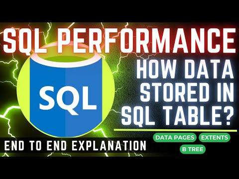 SQL Performance Tuning | How Data Stored in SQL tables internally? |  @codewithabby | 2025​