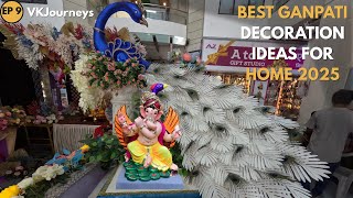 Ganpati Decoration Ideas For Home 2025  | Make Your Mandap Shine!