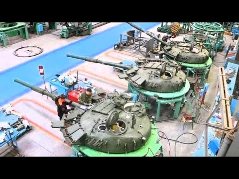 Terrifying !!  Russia Reveals New Advance Tank Factory Capable of Producing 100 Tanks per Day
