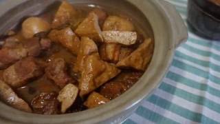 【家庭料理】滷三層肉(滷豆干+滷蛋) Marinate pork
