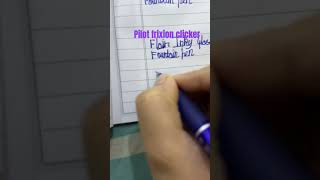 Pilot frixion pen (erasable) #pencollection #pens