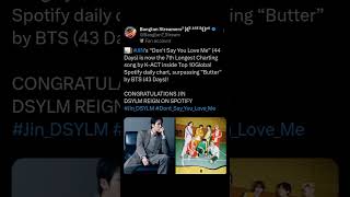 CONGRATULATIONS JIN #dontsayyouloveme #butter #kimseokjin #jin #silvervoiceofkpop #wwh #fyp #shorts