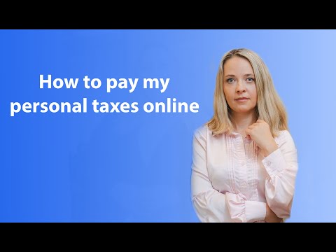 How to pay your  personal taxes with your online banking