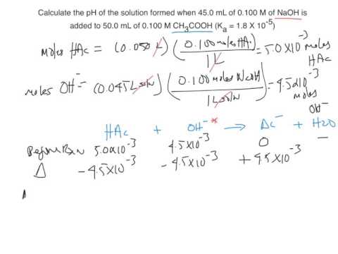 Module 17   Titration of a Weak Acid with a Strong Base