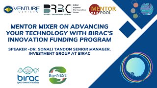 Mentor Mixer on Advancing your technology with BIRAC’s Innovation Funding Program