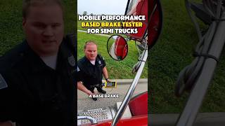 Never seen mobile performance based brake tester for semi trucks #dot #trucking #inspection #trucker
