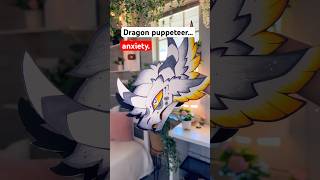 Struggles of a Dragon Puppeteer #paperdragon #dragonpuppets