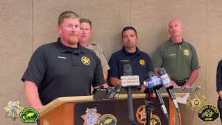 8/13 Press Conference regarding the Kiely Rodni missing person investigation & search.