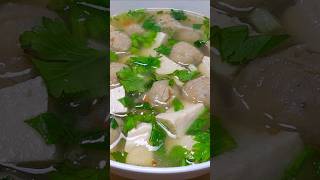 SEGER BANGET ‼️ RESEP SUP BAKSO DAN TAHU PUTIH.