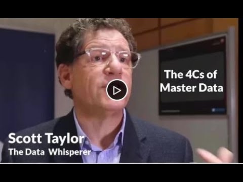 The 4Cs of Master Data  (Taylor's Version)