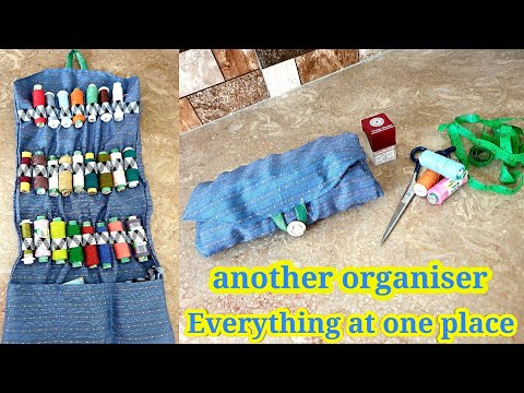 stitching thread organiser | organiser DIY | by Sidra's ideas