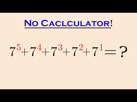 A Very Nice Math Problem