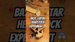 Headless Bass Guitar Conversion Experiment #bass #experiment #craft