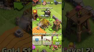 gold storage upgrade #coc #th2