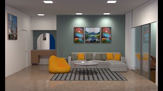 How to Light a Realistic Living Room in 3ds Max | Complete Interior Lighting Tutorial