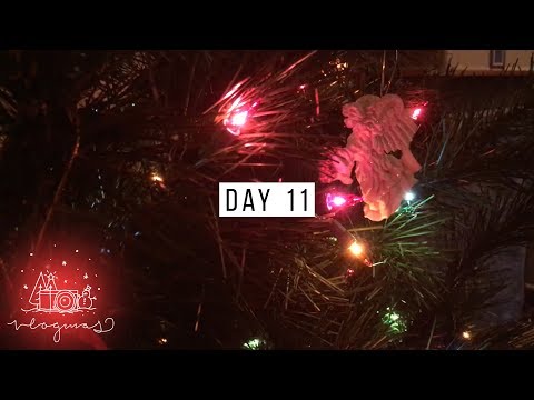 Day 11 - Vlogmas 2017 | Decorating The Tree! | Danica & Victoria