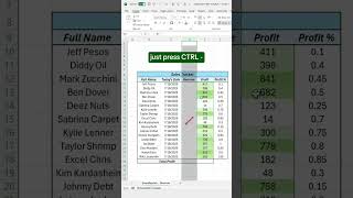 How many did you know this Excel Hack? #exceltricksshorts #excel #shorts #viralvideo