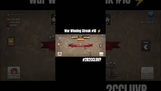 Clan War Winning Streak #10 🏆⚡ #clashofclans #coc #war #cocwar #chaddifadke #shorts #games