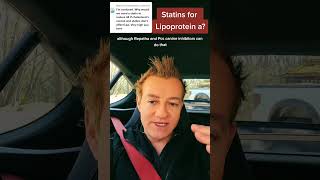 Why would you take a statin if your Lipoprotein little a is high? How to treat LPa? #lipoprotein