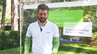 Bosch Rotak - der leise Akku-Rasenmäher