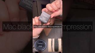 Mac blacktrack eyeliner first impressions.@maccosmetics #fypp #shorts #explore