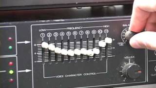 Roland SVC-350 11 Band Analog Vocoder Demo