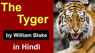 The tyger : Poem by William Blake in Hindi | Songs of Experience | summary & explanation