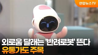 외로움 달래는 '반려로봇' 뜬다…유통가도 주목 / 연합뉴스TV (YonhapnewsTV)