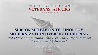 Subcommittee on Technology Modernization Oversight Hearing
