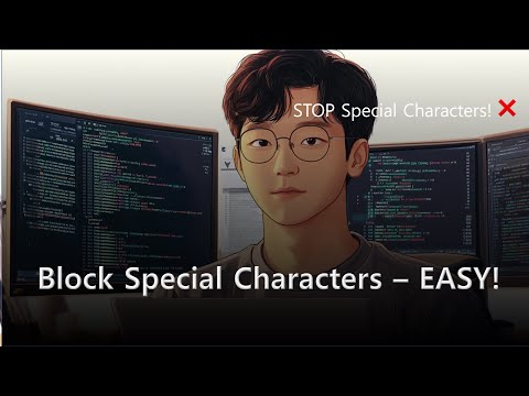 Prevent space & special characters - Plugin bubble
