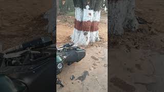 bike crash on road accident 🛣️ 🏍️ #accident #doad #crash