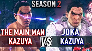 T8 🔥 THE MAIN MAN (Kazuya) vs JOKA (Kazuya) 🔥 Tekken 8 (SEASON 2) High Level Gameplay