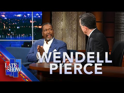 "Elsbeth" Star Wendell Pierce Promises To Get Stephen Colbert A Job As A Corpse