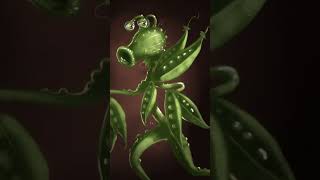 El arte conceptual del lanzaguisantes en PvZ GW