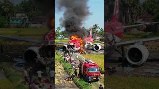 Extreme Airplane Fire Rescue Simulation | Realistic Emergency Drill | AI Educational Video